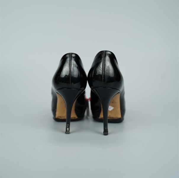 Giày Salvatore đen cao 7p size 4 1/2 (BQ) KG+