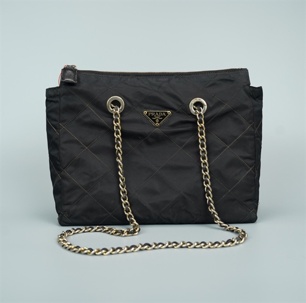 Túi Prada đen có lót from size 30 KG+