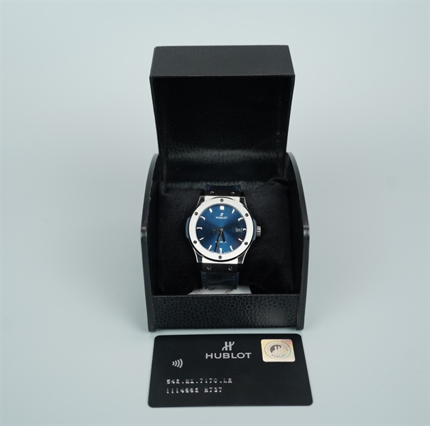 Đồng hồ Hublot mặt xanh đen KG+ (1114882)