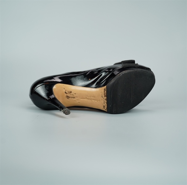 Giày Salvatore đen cao 7p size 4 1/2 (BQ) KG+