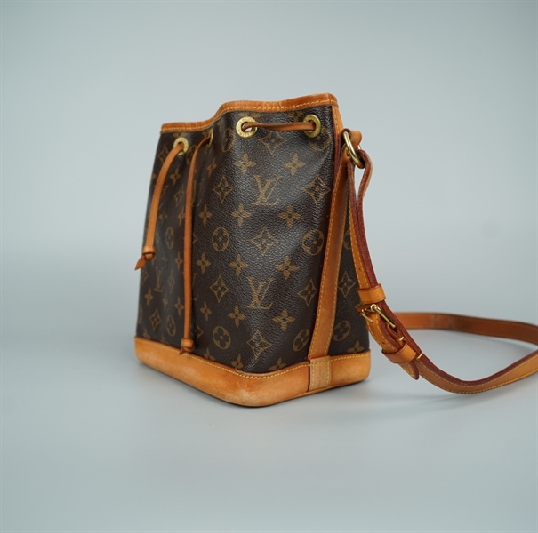 Túi LV nóe hoa nâu +