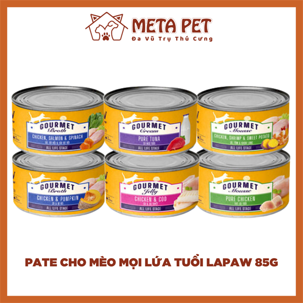 Pate cho mèo mọi lứa tuổi Lapaw
