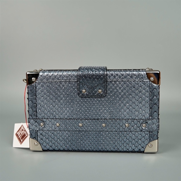 Túi LV trunk da trăn màu bạc (PL4200)sz20 KG+