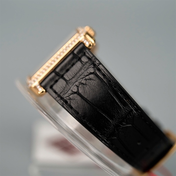 Đồng hồ Franck Muller Master Square 6002 sz33 quai đen có giấy kiểm định (No515) sz32 (HC)+