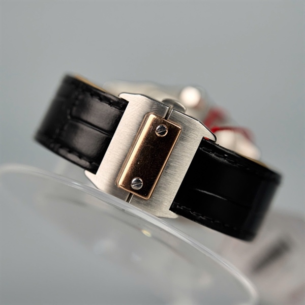 Đồng hồ Cartier mặt vuông báo đen (202937MX) (HC) +