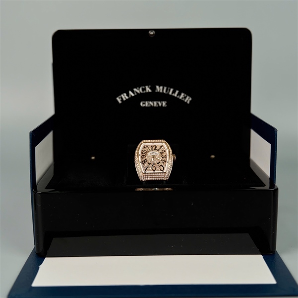 Đồng hồ Franck Muller vàng nguyên dây đen 211 (HC) KG+