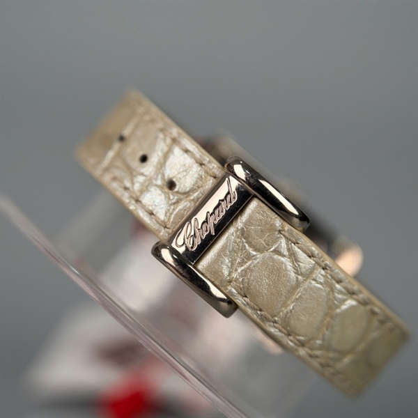 Đồng hồ Chopard mặt vuông quai xanh xám (9812975280) (HC) KG+