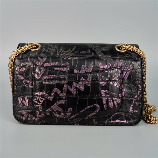 Túi Chanel đen họa tiết (28159447) sz20 (HC) +