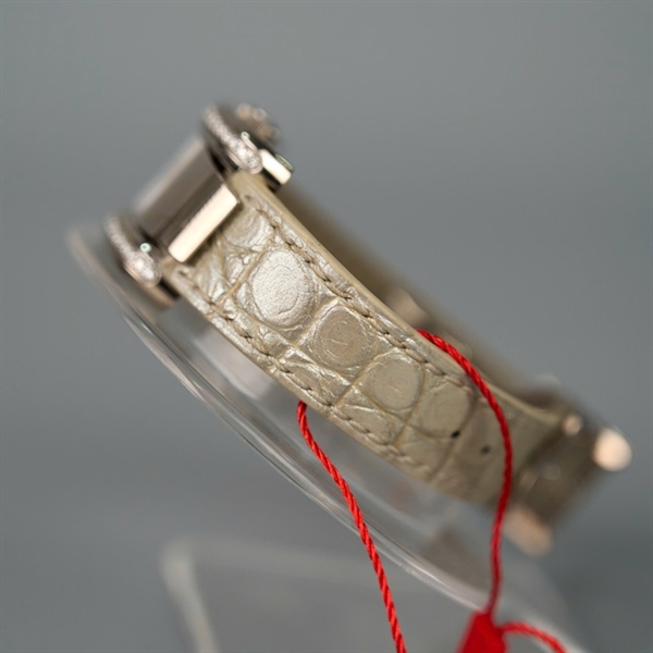 Đồng hồ Chopard mặt vuông quai xanh xám (9812975280) (HC) KG+