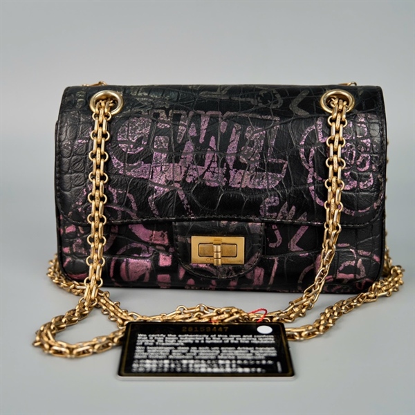 Túi Chanel đen họa tiết (28159447) sz20 (HC) +