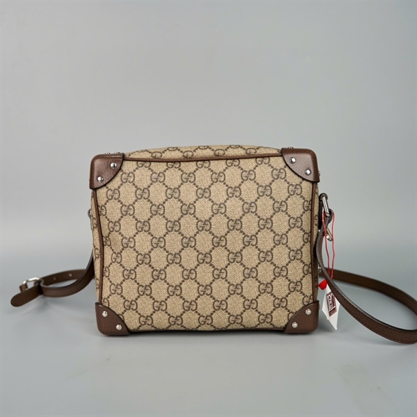 Túi GG màu xám viền nâu sz23 KG+