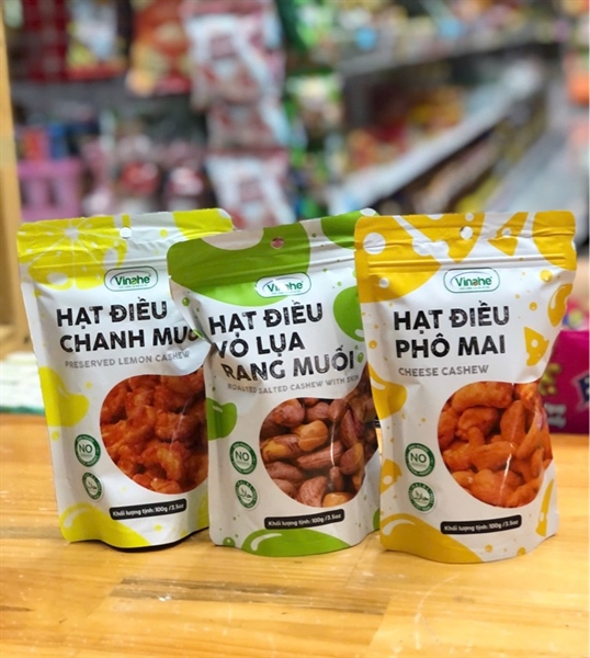 hạt điều tỏi ớt 100g