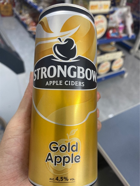 Đồ uống lên men Strongbow Gold Apple vị táo vàng 330ml