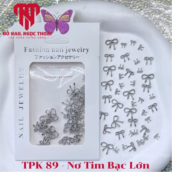 TPK89 - Nơ Tim Bạc Lớn