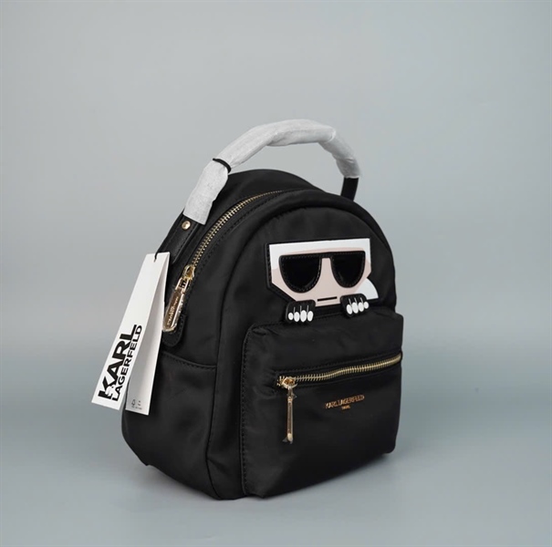 Balo Karl Lagerfeld đen hình mặt (PN) +
