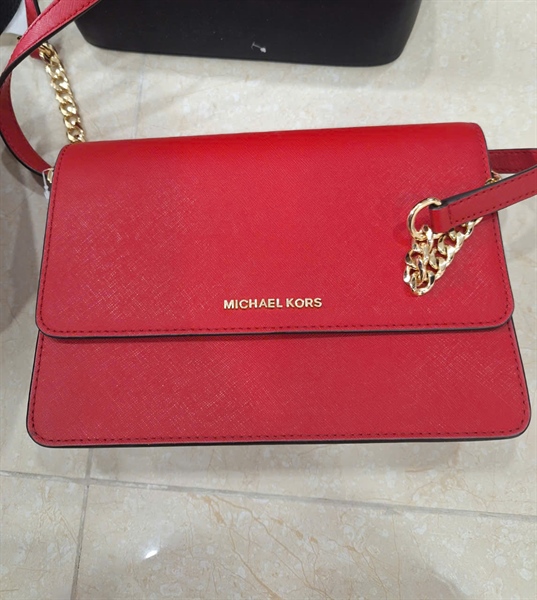 Túi Michael Kors màu đỏ sz24 (PN) +
