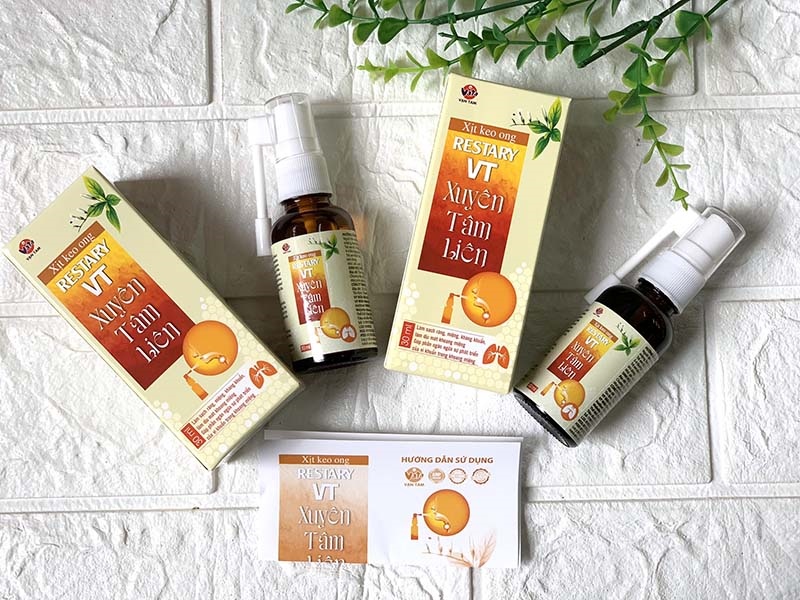 Xịt keo ong Restary VT Xuyên tâm liên