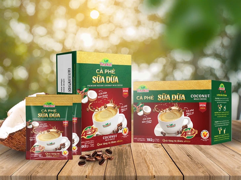 Cà phê sữa dừa 192g (16g x 12 gói)