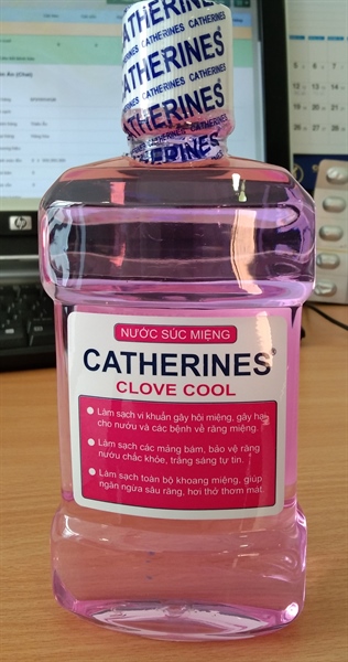 Nước súc miệng Catherines Clove cool 330ml - Thiên Ân