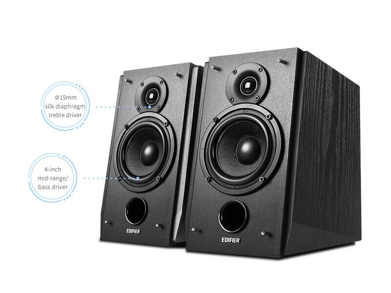 Loa Bookself siêu trầm Subwoofer Edifier R1855DB | Công suất 70W | Điều khiển từ xa | Bảo hành 12 tháng