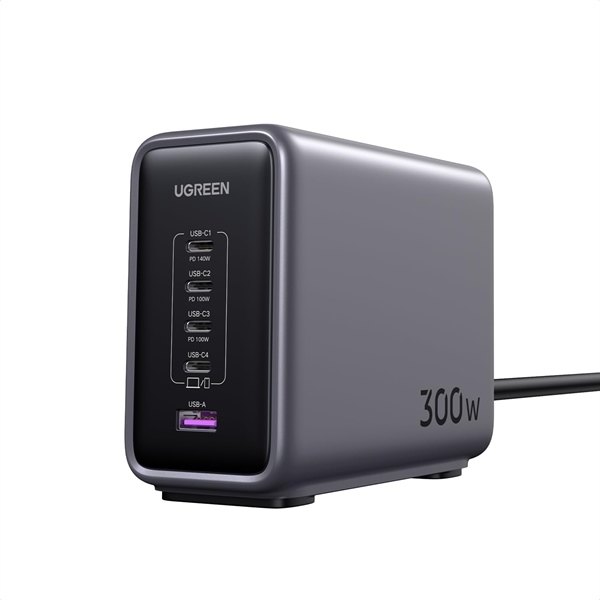 UGREEN Nexode 300W 5-Port PD GaN Fast Charger EU (90903B)