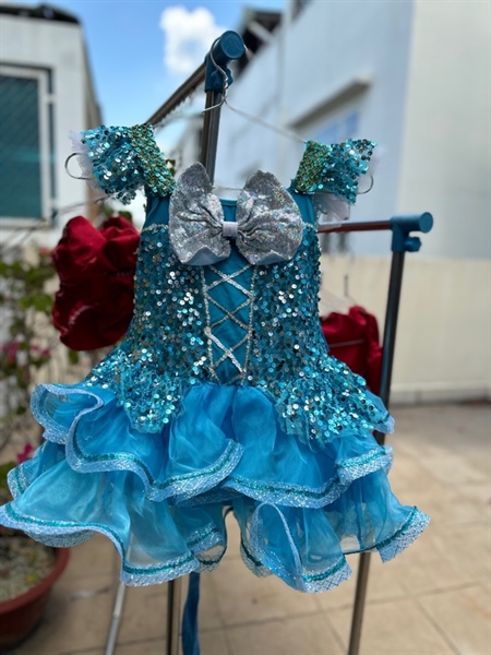 Váy Nơ Xanh Kim Sa