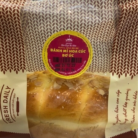 Bánh mì hoa cúc bơ úc BNSG 210g