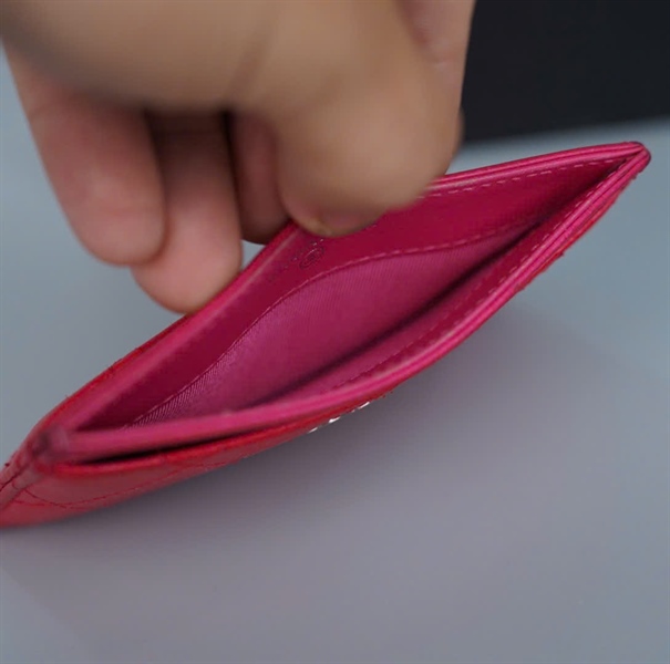 Ví Chanel card hồng (21002496) +