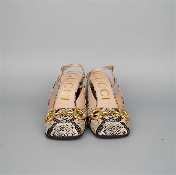 Giày GG 1955 da trăn sz37 cao 9p KG+