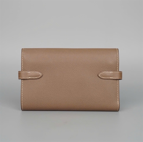 Ví Hermes màu xám (2NM) stamp L KG+