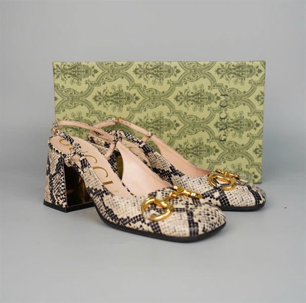 Giày GG 1955 da trăn sz37 cao 9p KG+