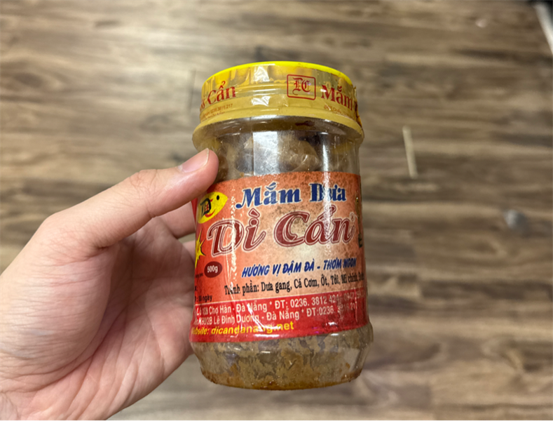 Mắm dưa dì cẩn