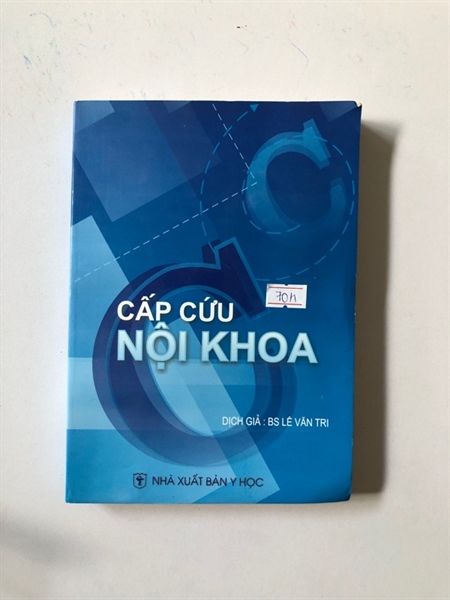 CẤP CỨU NỘI KHOA ( sách dịch)- 354 trang, nxb: 2004