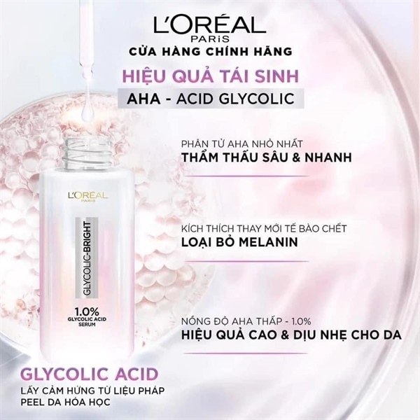 Serum Loreal glycolic-bright 30ml - Hàng CTY