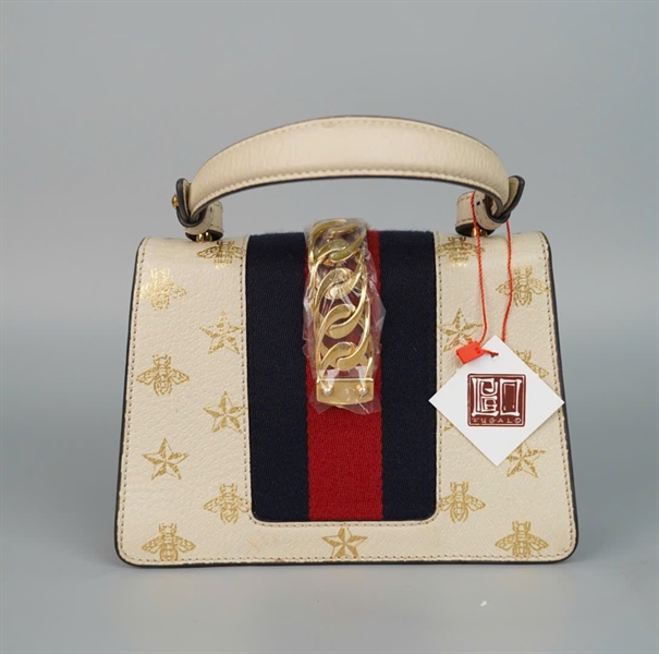 Túi GG Sylvie nude ngôi sao (403075) sz20 (BQ) KG+