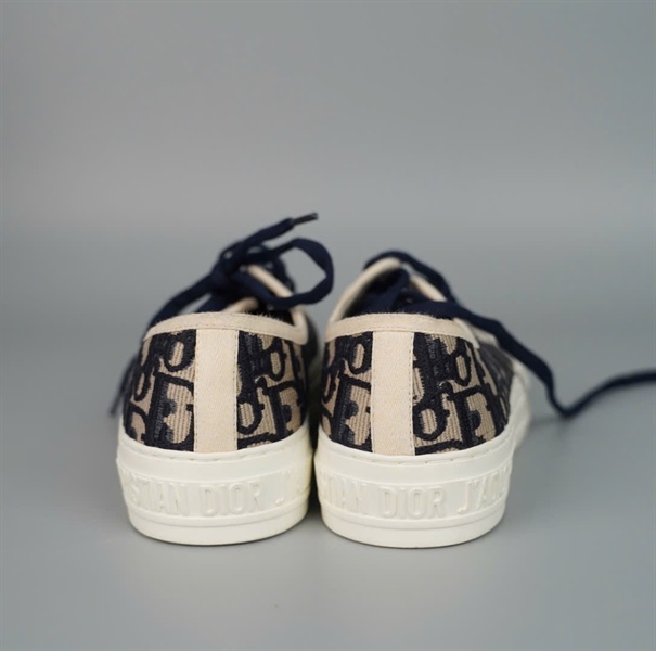 Giày Dior bata trắng xám sz35 KG+
