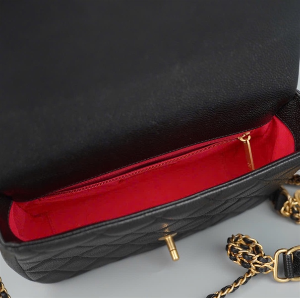 Túi Chanel Classic đen (LC4G0071) sz24 (BQ) KG+