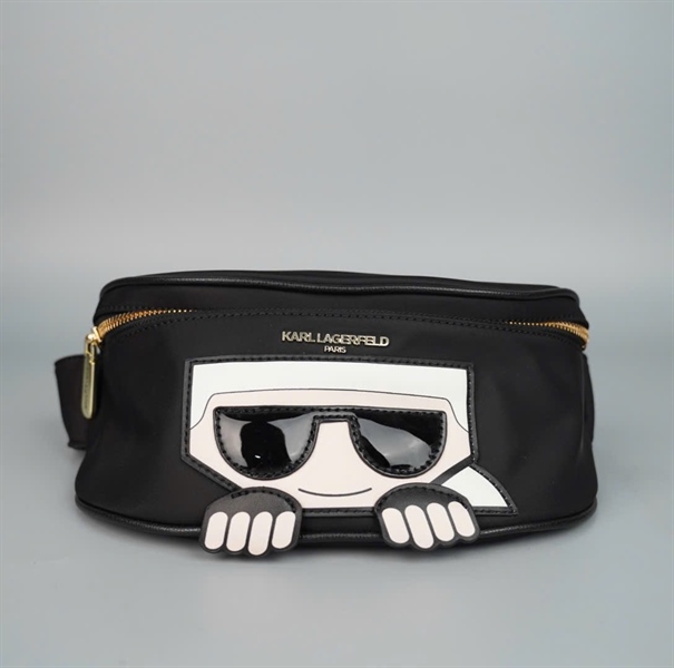 Túi Karl Lagerfeld bao tử hình mặt (PN) +