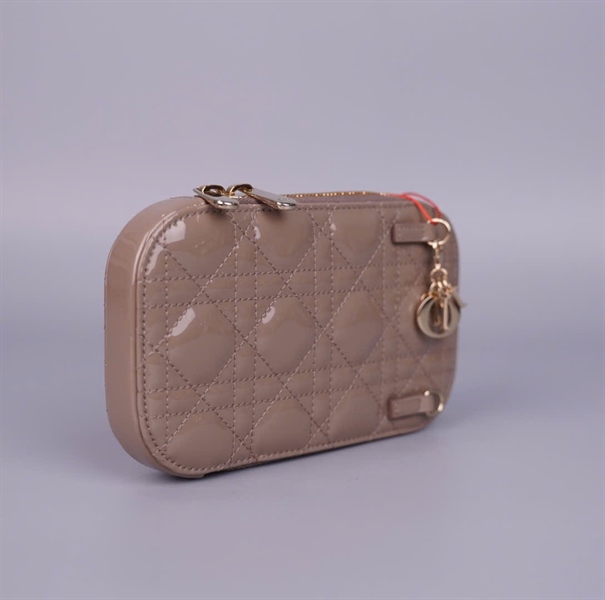 Túi Dior phone màu nude sz10 (BQ) KG+