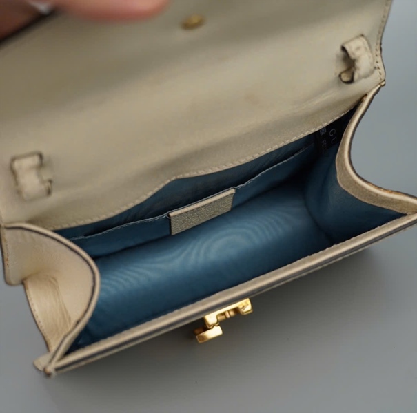 Túi GG Sylvie nude ngôi sao (403075) sz20 (BQ) KG+