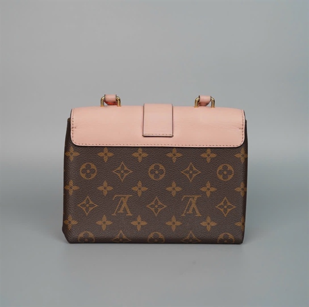 Túi LV Lookit hoa nâu nắp hồng FL0179 sz20 (BQ) KG+