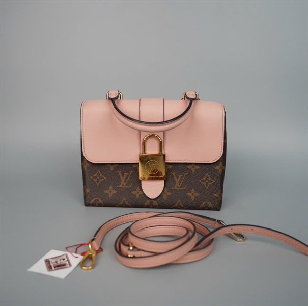 Túi LV Lookit hoa nâu nắp hồng FL0179 sz20 (BQ) KG+