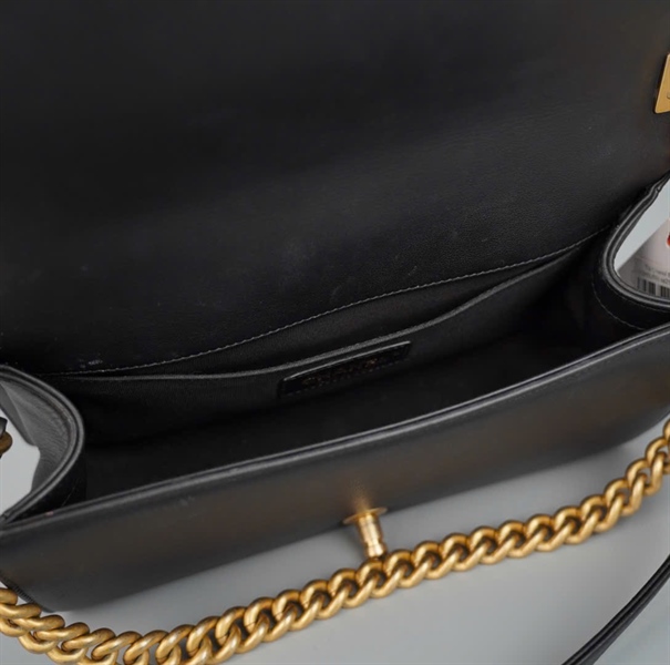 Túi Chanel Boy đen (T2H0U05) sz25 (BQ) KG+