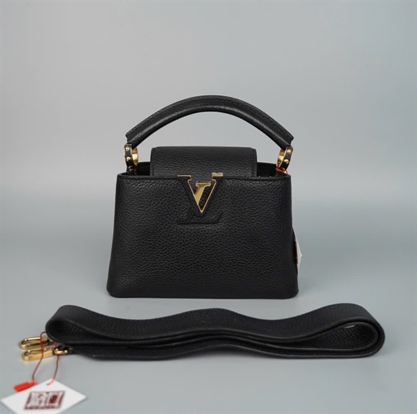 Túi LV capu đen có lót form sz19 +