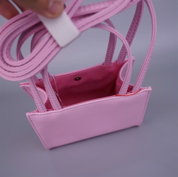 Túi Telfar hồng sz16 (PN) +