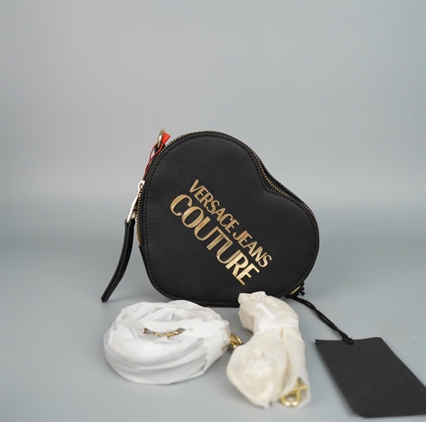 Túi Versace trái tim màu đen (PN) +