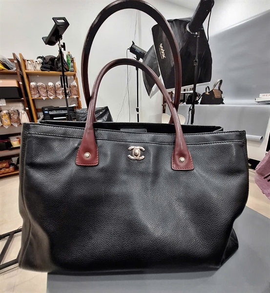 Túi Chanel Handle đen sz25 (PN) +