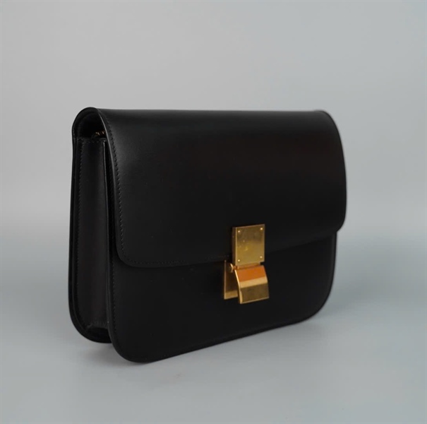 Túi Celine đen trơn (W-GA-3163) sz22 KG+