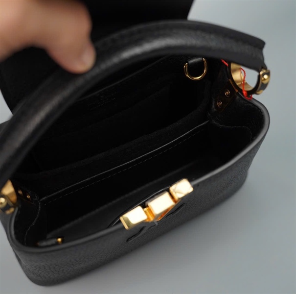 Túi LV capu đen có lót form sz19 +