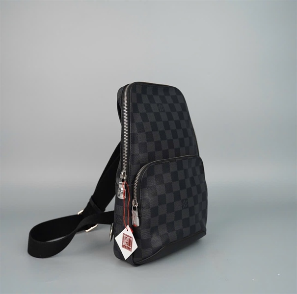 Túi LV đeo chéo ô vuông đen(MB4290) sz18 (BQ) KG+